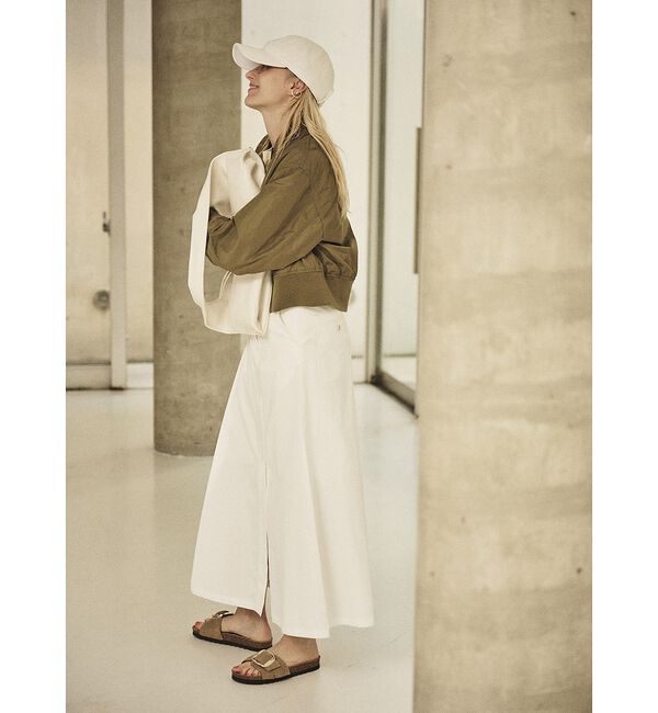 Rouge vif「サイドタックフレアロングスカート【予約】」|スカート|