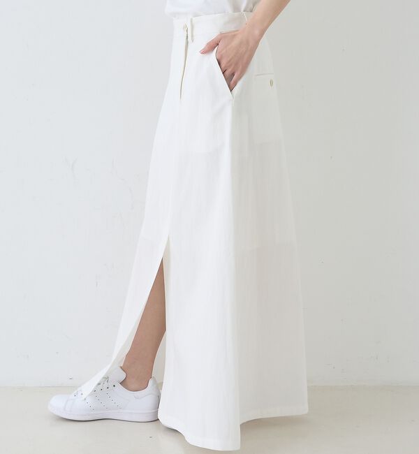 Rouge vif「サイドタックフレアロングスカート【予約】」|スカート|