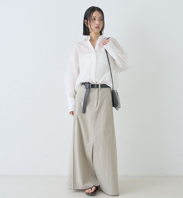 Rouge vif「サイドタックフレアロングスカート【予約】」|スカート|