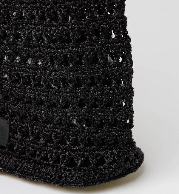 Rouge vif「【Swaraj /スワラージ】手編みのメタリックマクラメ・ショルダーバッグ/キラ」|トートバッグ|