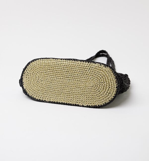 Rouge vif「【Swaraj /スワラージ】手編みのメタリックマクラメ・ショルダーバッグ/キラ」|トートバッグ|