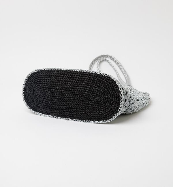 Rouge vif「【Swaraj /スワラージ】手編みのメタリックマクラメ・ショルダーバッグ/キラ」|トートバッグ|