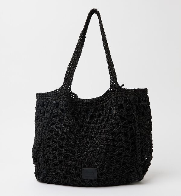 Rouge vif「【Swaraj /スワラージ】手編みペーパーラフィアトートBAG/トートバッグ【」|トートバッグ|