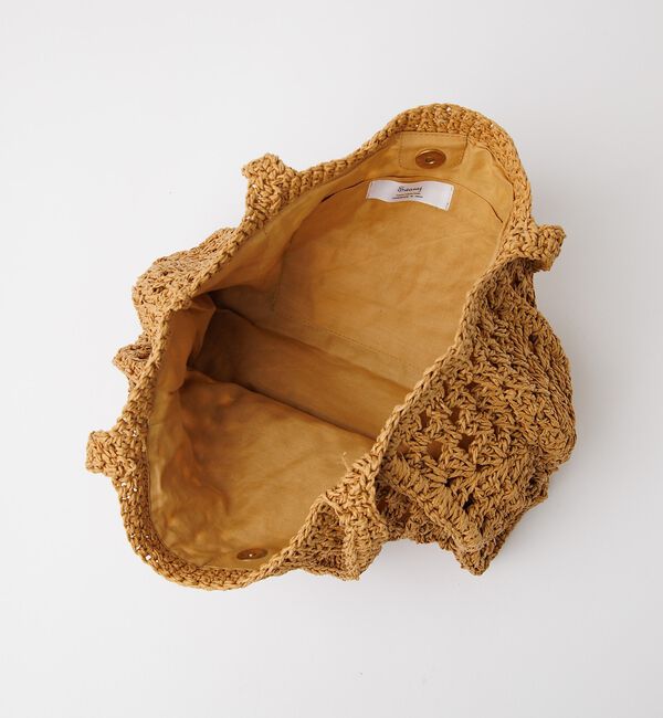 Rouge vif「【Swaraj /スワラージ】手編みペーパーラフィアトートBAG/トートバッグ【」|トートバッグ|