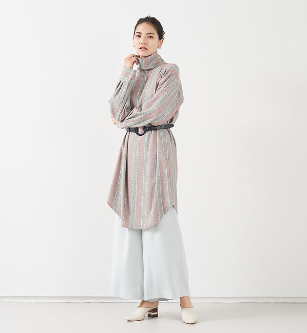 qualite「ループストライプワンピース」|ワンピース|