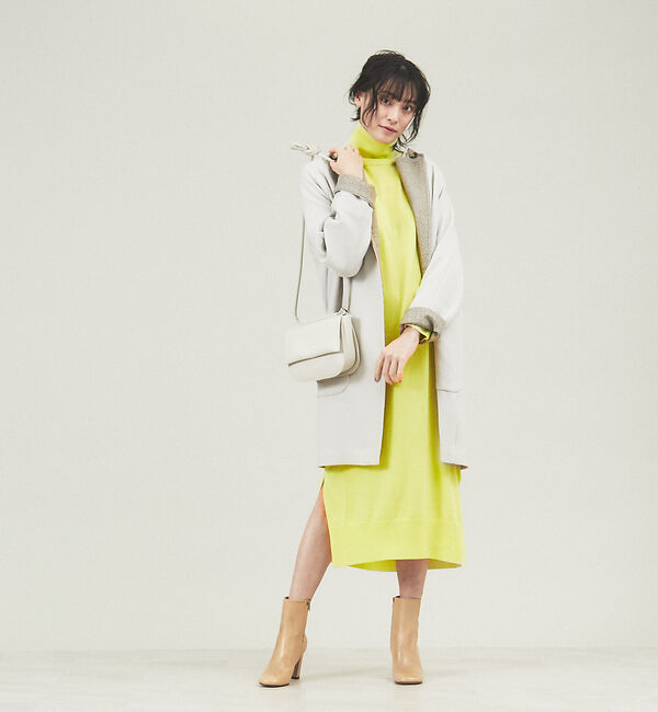 qualite「タートルネックニットワンピース」|ワンピース|