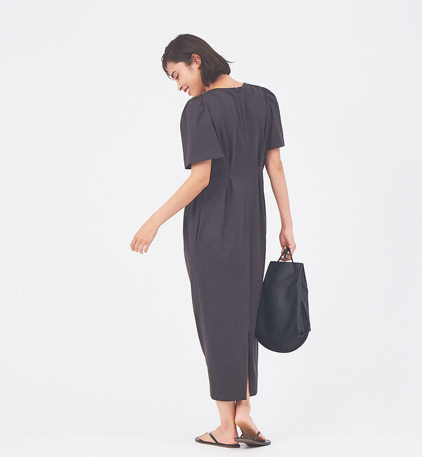 qualite「ギャザーアシメカットワンピース」|ワンピース|