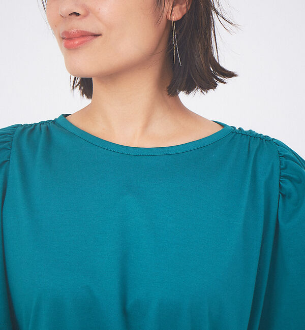 qualite「ギャザーアシメカットワンピース」|ワンピース|