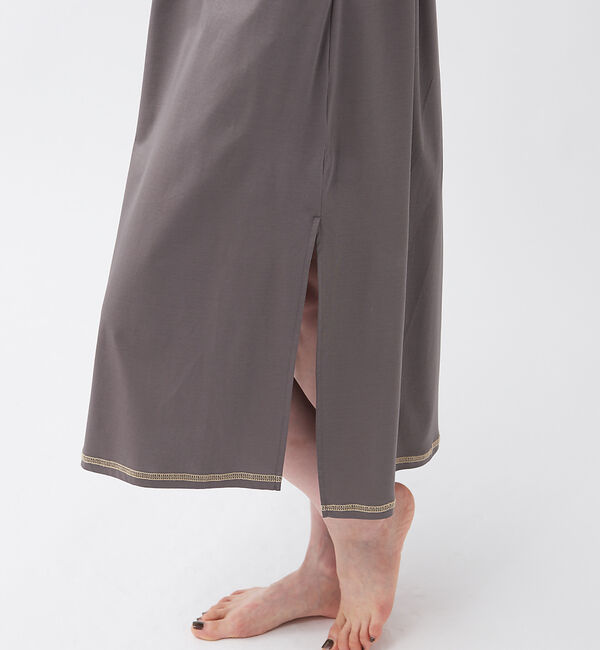 qualite「【WEB・一部店舗限定】ハイポイントギャザーワンピース」|ワンピース|