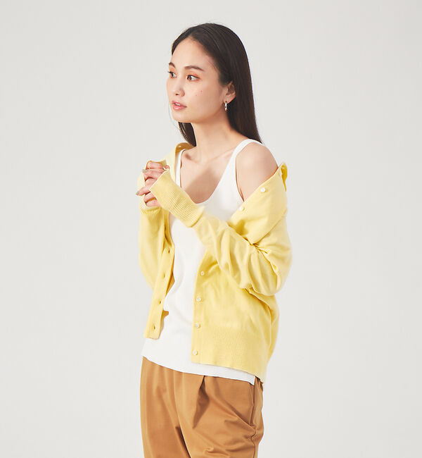 qualite「ウォッシャブル2WAYタンクトップ」|キャミソール|