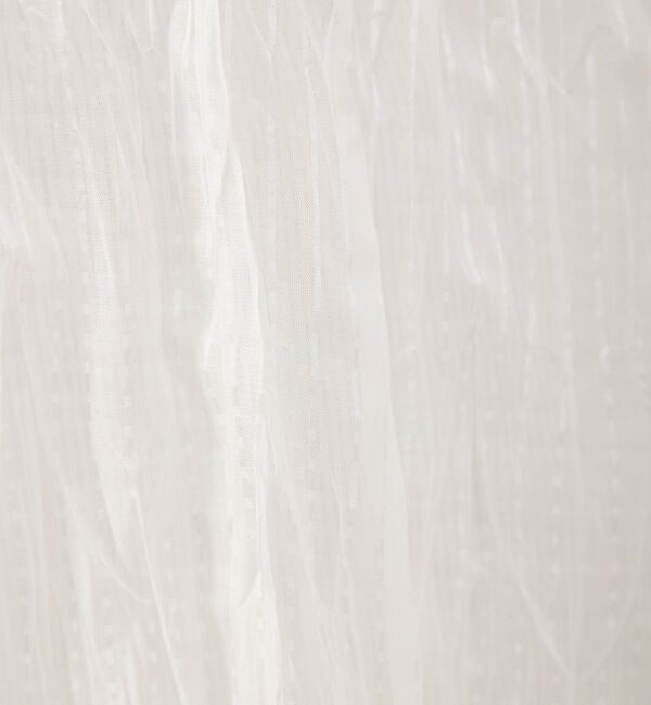 qualite「ドビーストライププリーツシャツ」|シャツ・ブラウス|