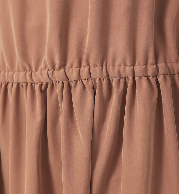 qualite「【WEB・一部店舗限定】フィブリルボリュームスリーブワンピース」|ワンピース|