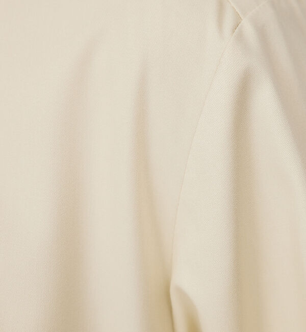 qualite「サイドボタンドレープブラウス」|シャツ・ブラウス|