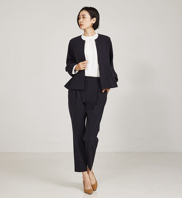 qualite「【セットアップ対応】タックテーパードパンツ」|その他|