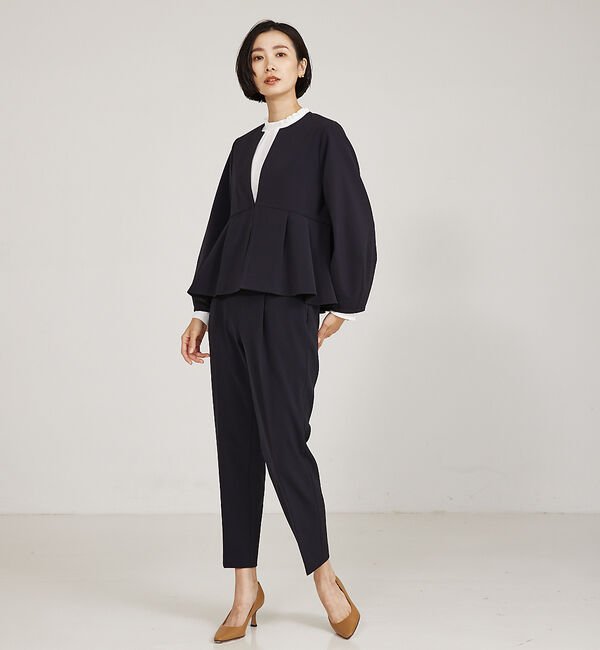 qualite「【セットアップ対応】タックテーパードパンツ」|その他|