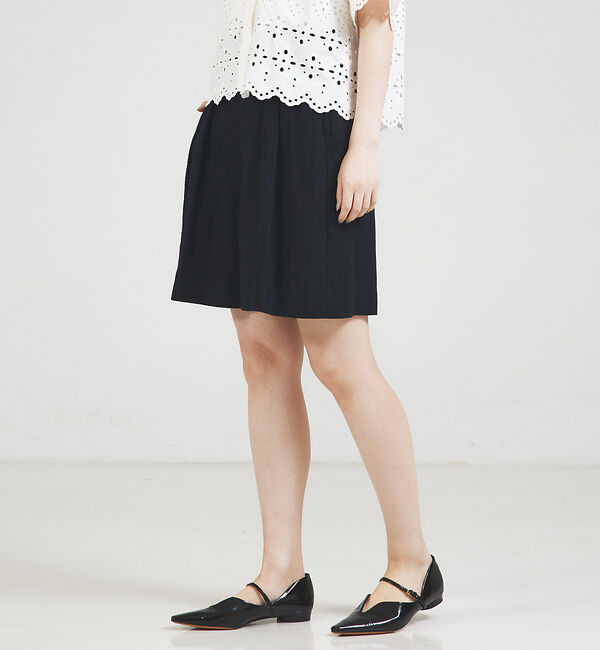 qualite「【セットアップ対応】ランダムヘリンボーンリネンショートパンツ」|その他|