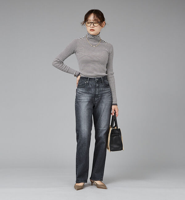 qualite「【YANUK】LOUISE(Straight)　デニムパンツ」|デニム|