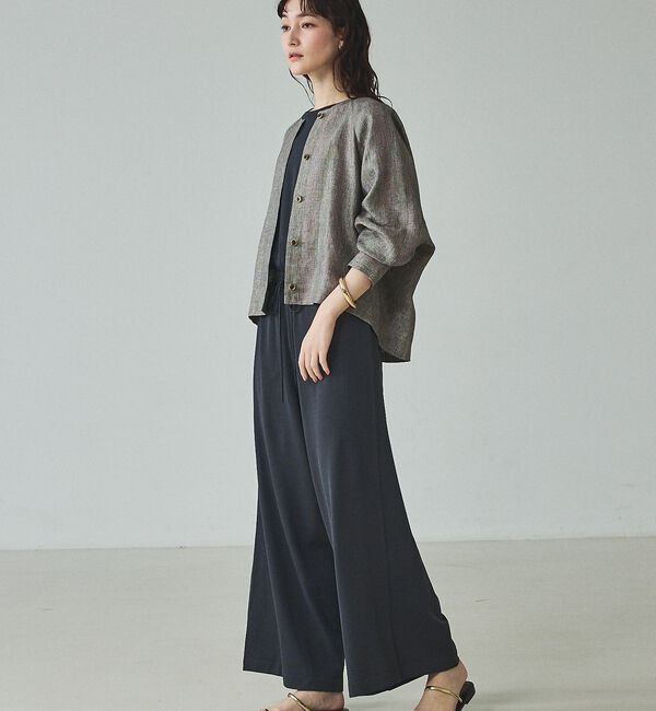 qualite「ラメリネンフォルムブルゾン【予約】」|ブルゾン・スタジャン|