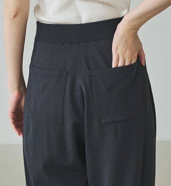 qualite「【接触冷感・セットアップ対応】レーヨンストレッチニットパンツ【予約】」|その他|