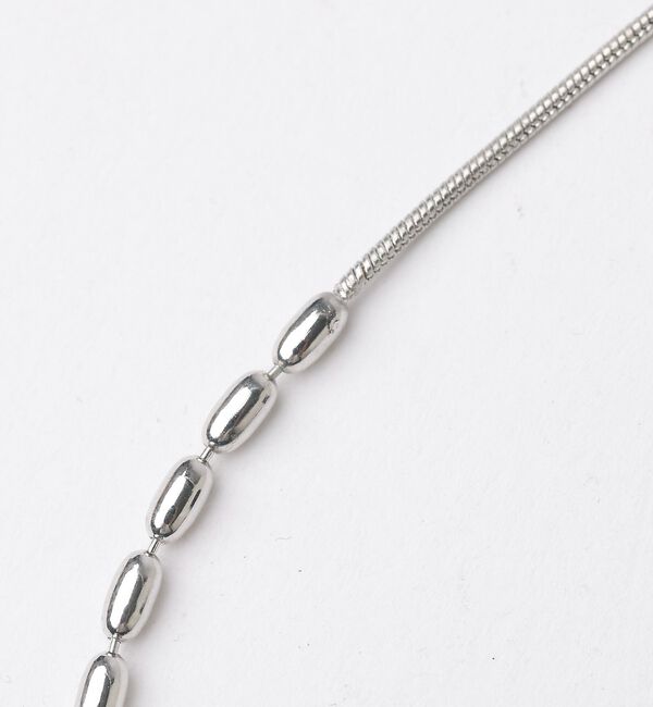 qualite「オーバルチェーンラリエット【予約】」|ネックレス|