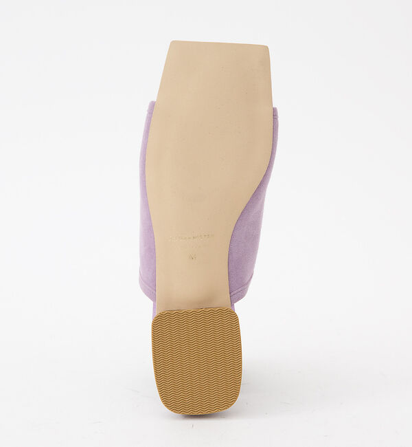 AU BANNISTER「スクエアトゥ フラットミュール」|サンダル|