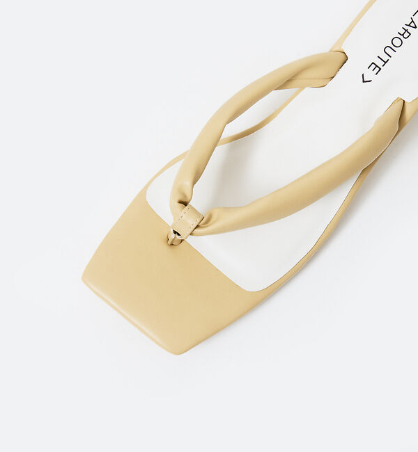 AU BANNISTER「【LAROUTE】チューブベルトトングサンダル」|サンダル|