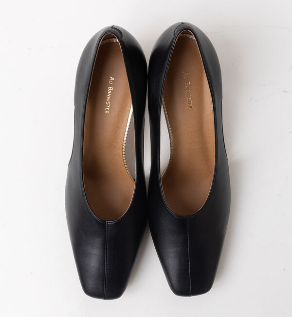 AU BANNISTER「サイドオープン スクエアトゥパンプス」|パンプス|