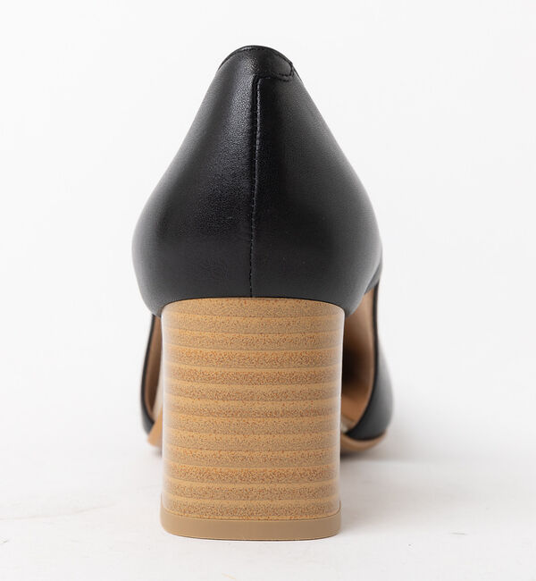 AU BANNISTER「サイドオープン スクエアトゥパンプス」|パンプス|