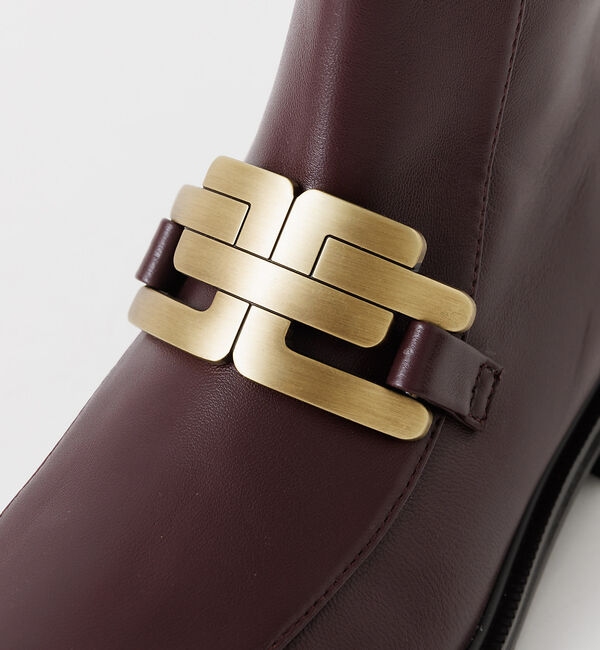 AU BANNISTER「【スノーソール】メタルプレートショートブーツ」|ショートブーツ|