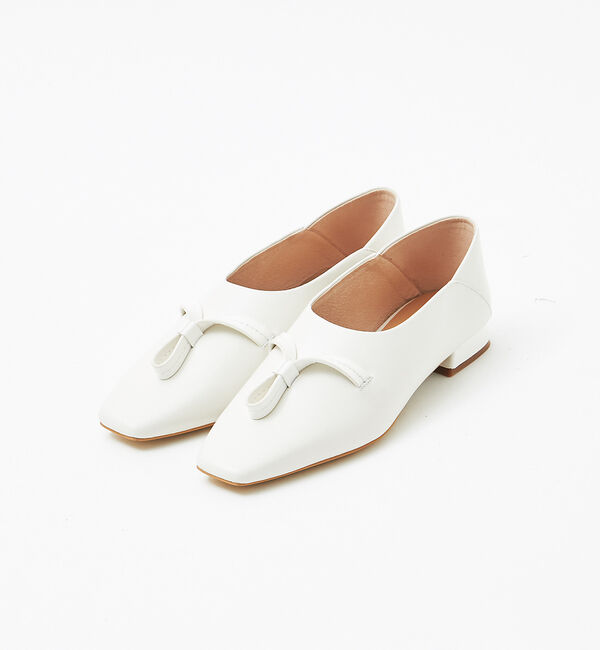 AU BANNISTER「スクエアトゥバブーシュ」|その他|アイボリー