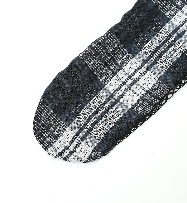 AU BANNISTER「●FAKUIチェック&times;ネットチュールソックス」|その他|