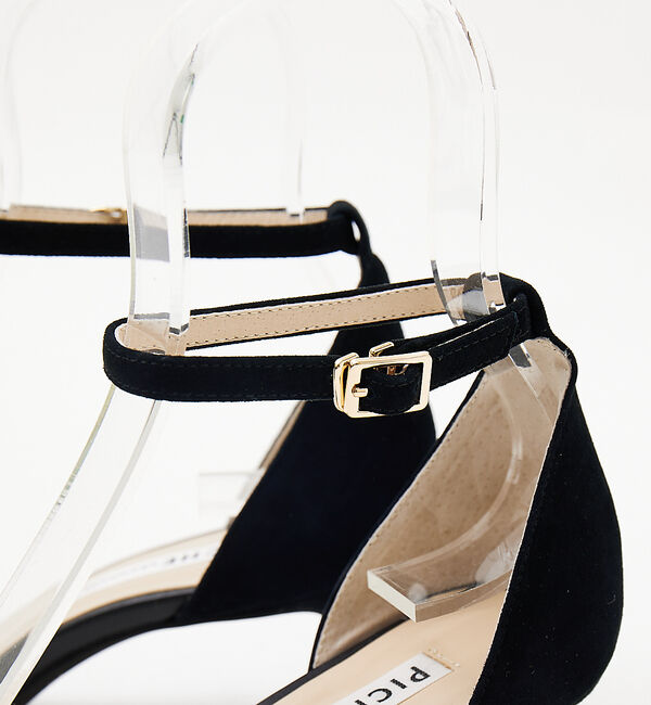 AU BANNISTER「アンクルストラップ スクエアトゥサンダル」|サンダル|