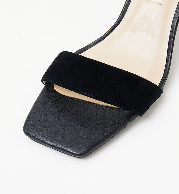 AU BANNISTER「アンクルストラップ スクエアトゥサンダル」|サンダル|