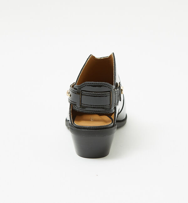 AU BANNISTER「鳳山えり&times;Au BANNISTERコラボ　晴雨兼用ウエスタンミュール」|レインシューズ|