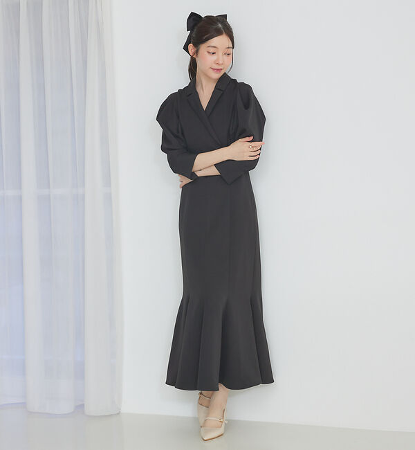 SELFIST「テーラードカラーマーメイドワンピース」|ワンピース|