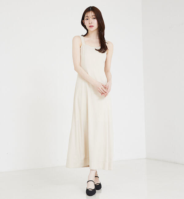 SELFIST「デニムライクリボン付ワンピース」|ワンピース|