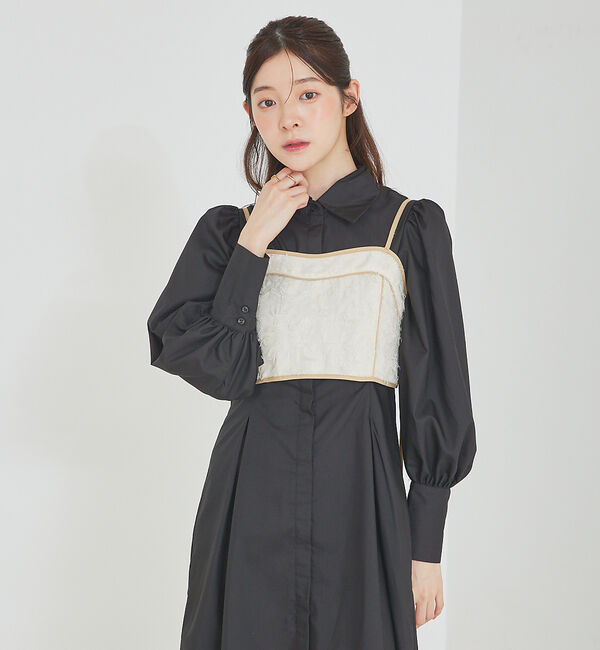 SELFIST「ウエストタックミニワンピース」|ワンピース|