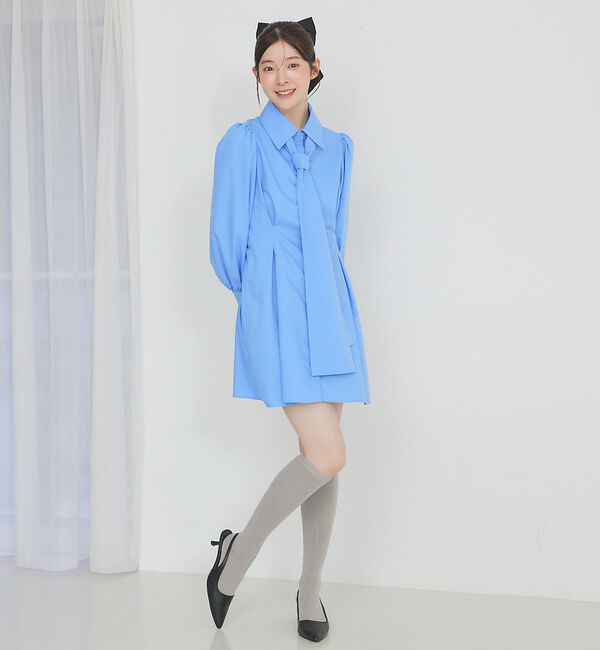 SELFIST「ウエストタックミニワンピース」|ワンピース|