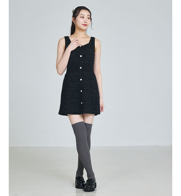 SELFIST「ラメフリンジミニワンピース」|ワンピース|