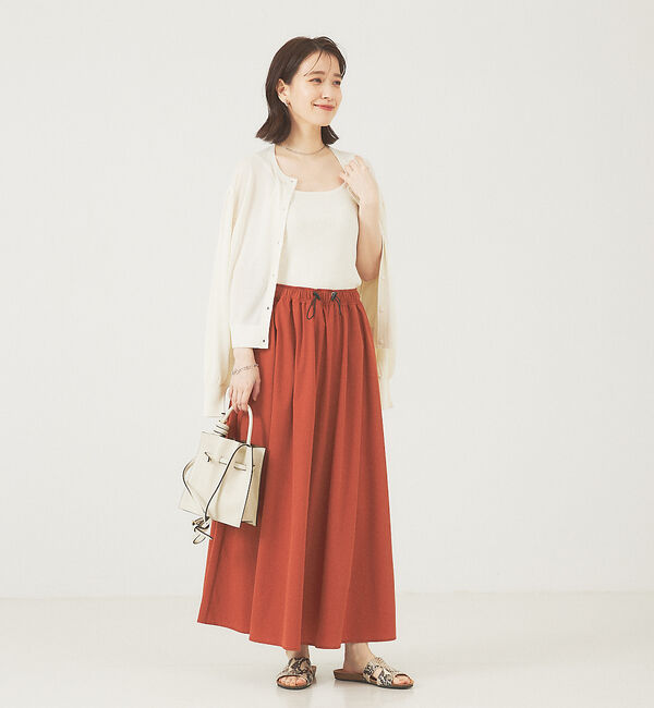 abahouse mavie「シアーアンサンブルサマーニット」|カーディガン|