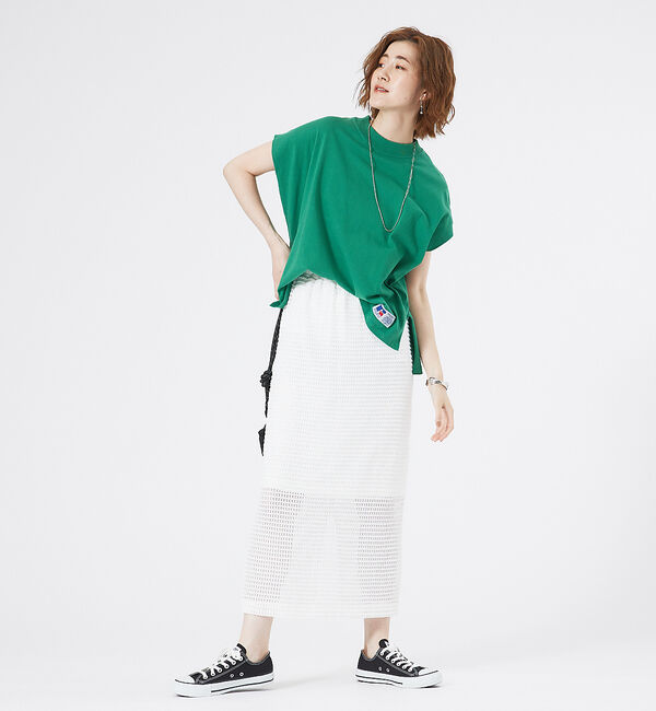 abahouse mavie「メッシュタイトスカート」|スカート|