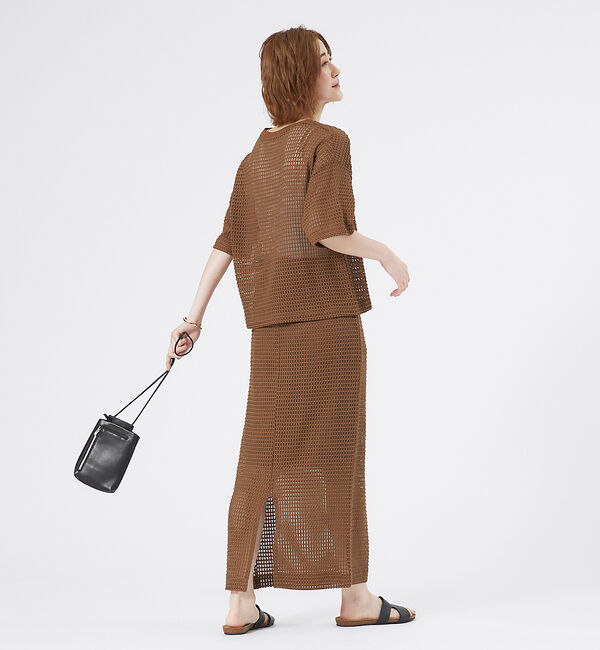 abahouse mavie「メッシュタイトスカート」|スカート|