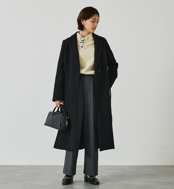 abahouse mavie「【ロングセラー】ベルト付きロングコート」|その他|
