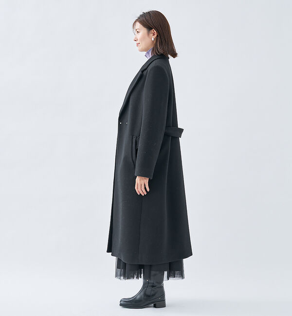 abahouse mavie「【ロングセラー】ベルト付きロングコート」|その他|