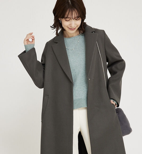 abahouse mavie「【ロングセラー】ベルト付きロングコート」|その他|