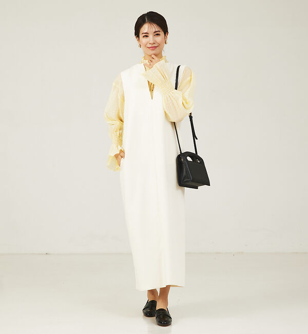 abahouse mavie「シアーシャーリングブラウス」|シャツ・ブラウス|