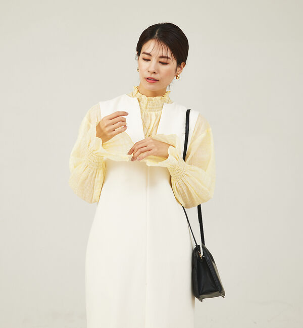 abahouse mavie「シアーシャーリングブラウス」|シャツ・ブラウス|