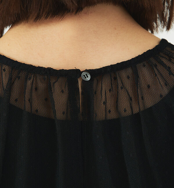 abahouse mavie「チュールブラウス(タンク付き)」|シャツ・ブラウス|