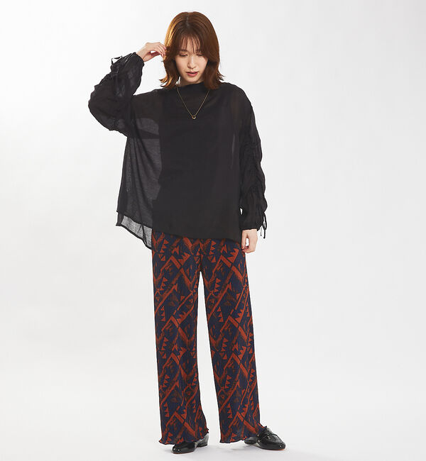 abahouse mavie「クリスタルプリーツパンツ」|その他|