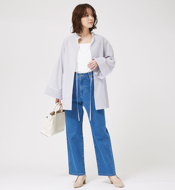 abahouse mavie「ワイドスリーブ2WAYシャツ」|シャツ・ブラウス|